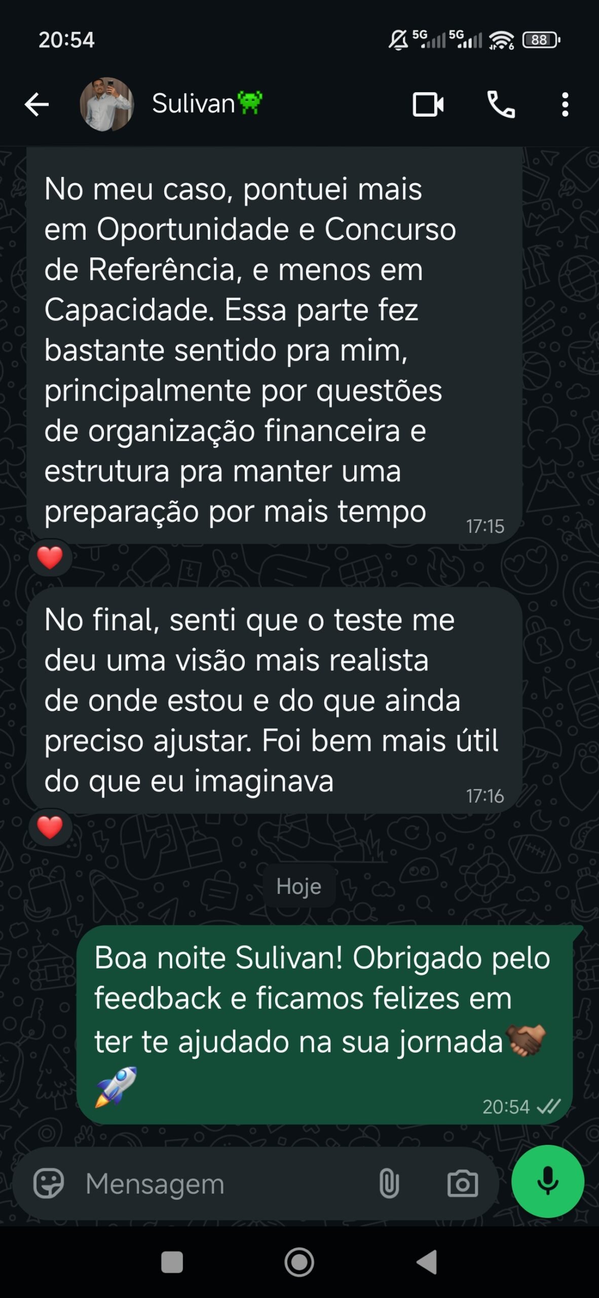 Print de depoimento, parte 2