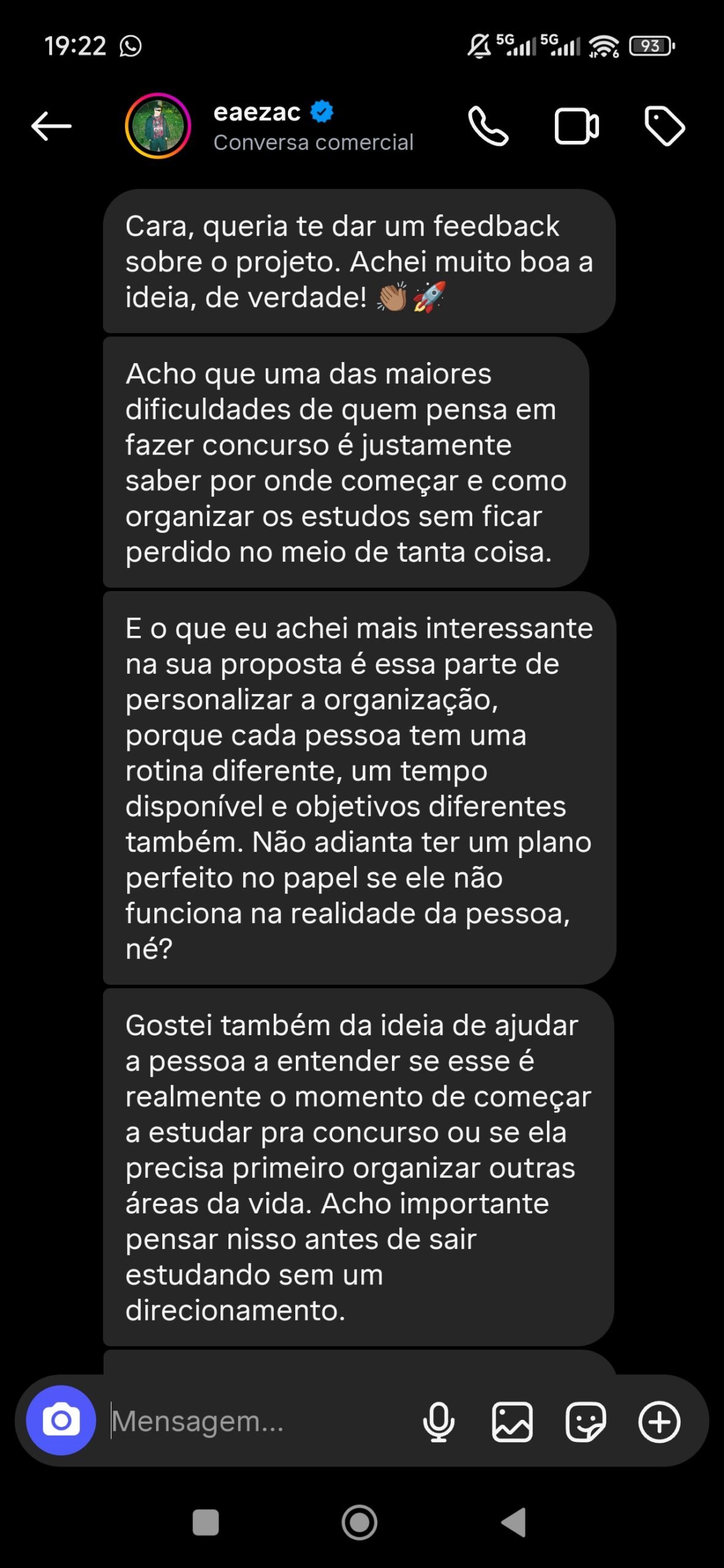 Print de depoimento, parte 1