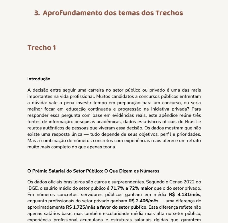 Página interna do Apêndice de Fundamentação